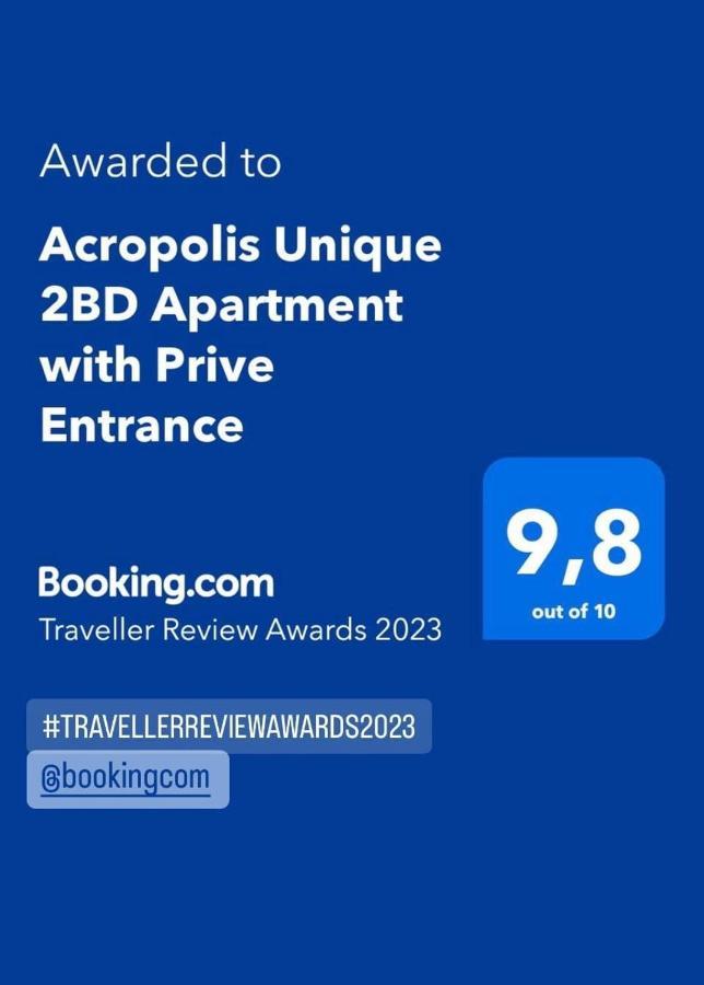 The Acropolis Entrance 2Bd Private Apt Athen Exterior foto