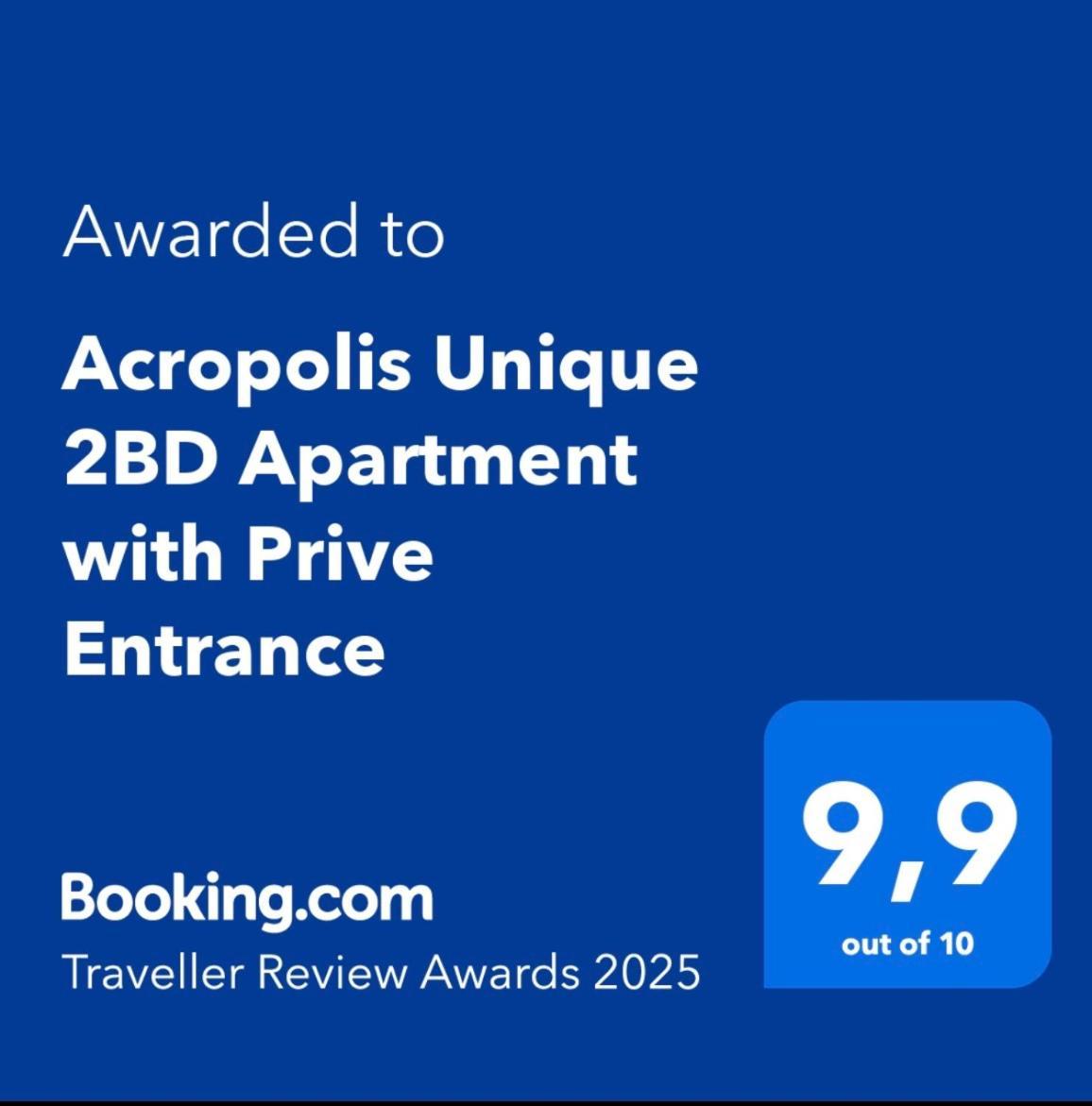 The Acropolis Entrance 2Bd Private Apt Athen Exterior foto